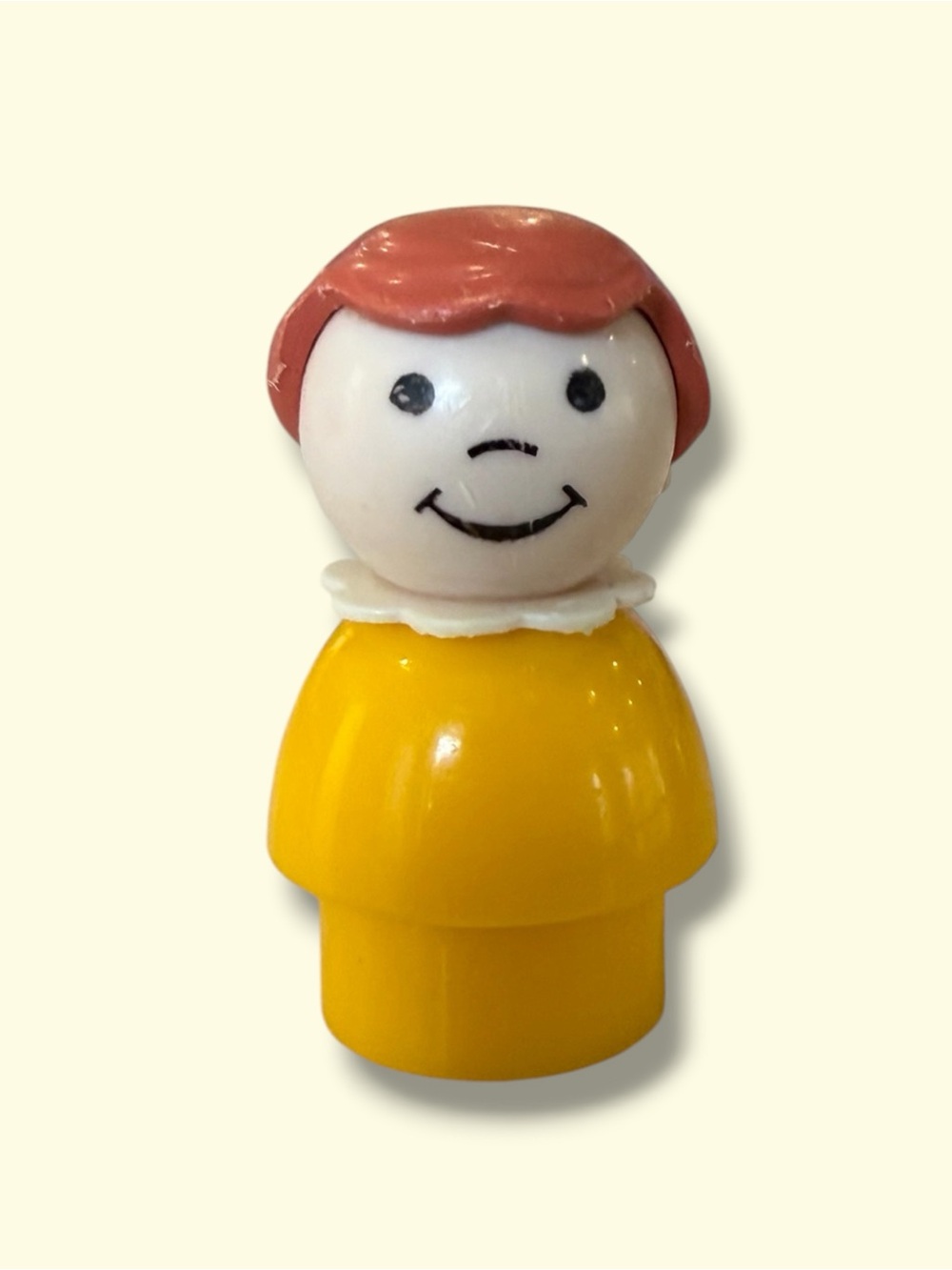 3 for $15 - Vintage Fisher Price Little People Brunette Girl in Yellow